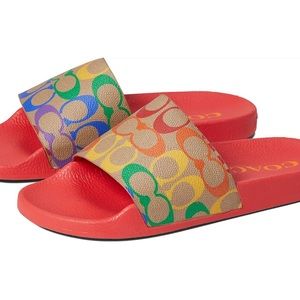 Coach Udele Slide NWT in Multi sz 9